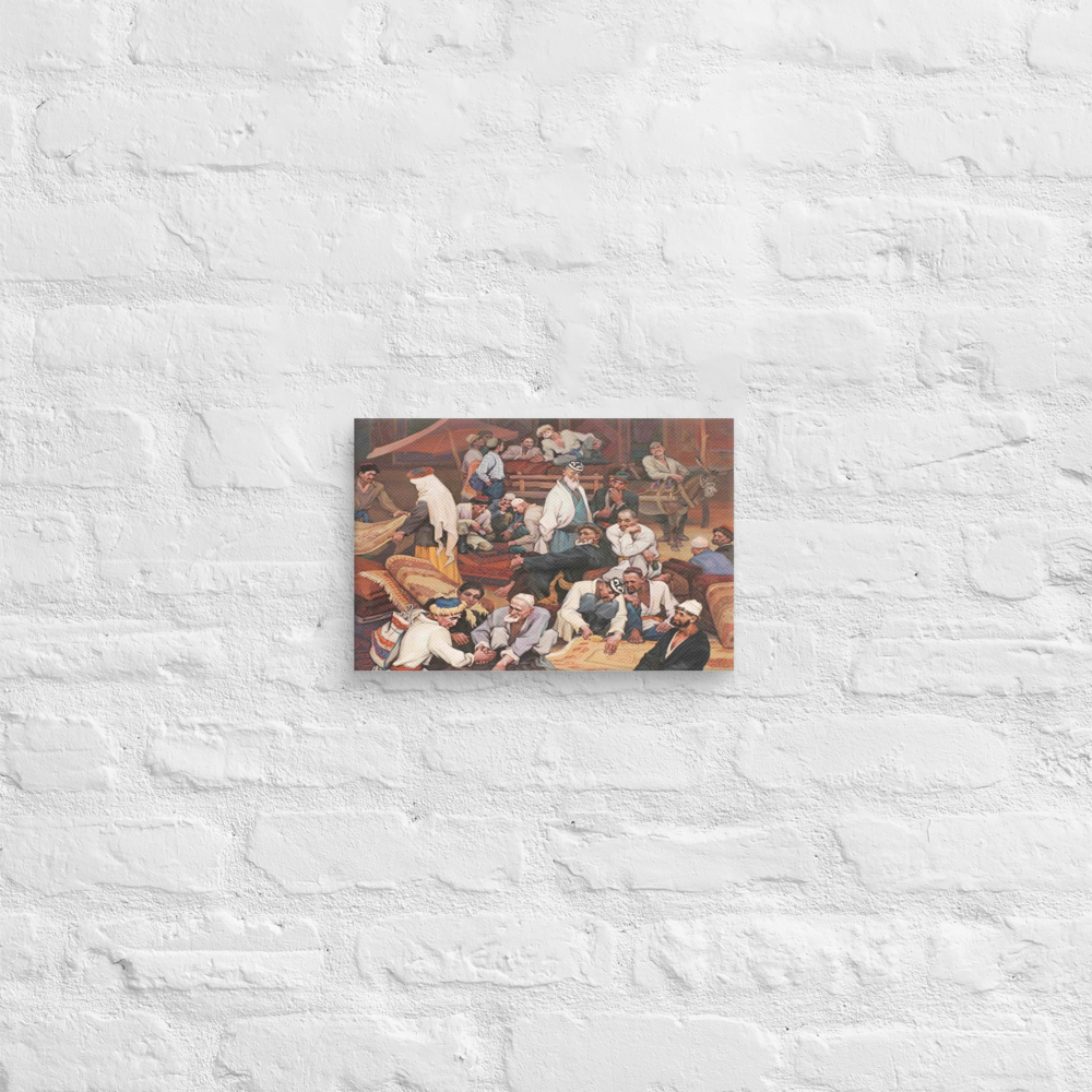 Sunday Bazaar Canvas